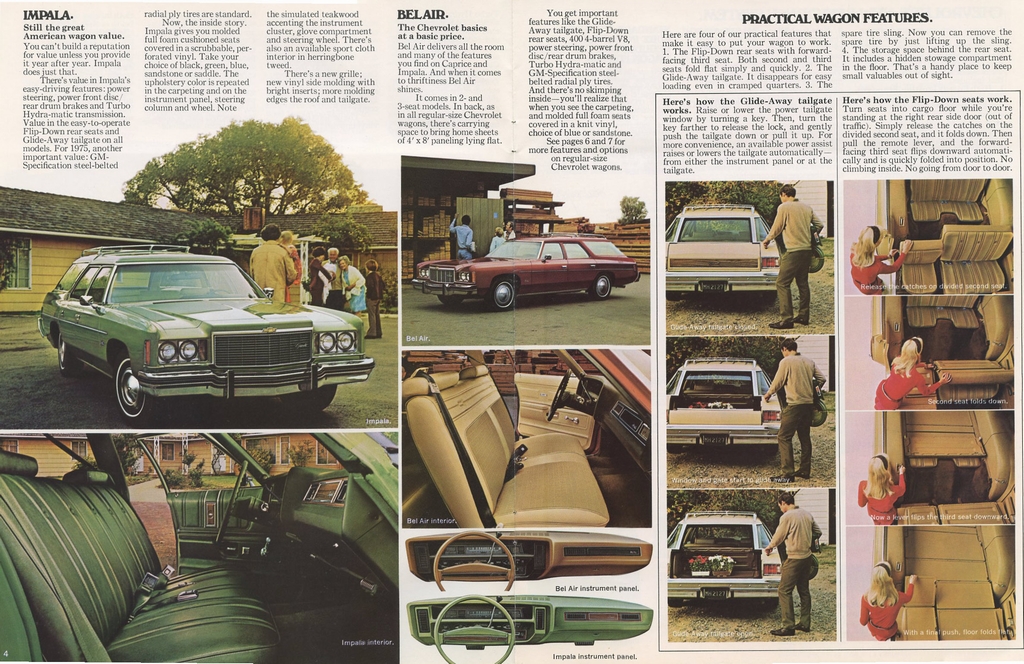 1975 Chevrolet Wagons Brochure Page 2